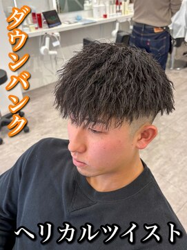 Men’s salon ROOST 南堀江店 Men'sカット/Men'sパーマ【5/4 NEW OPEN（予定）】 MEN’S HAIR/波巻きツイストスパイラル/リバースセンターパート