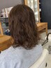 【しっかりカール】　パーマ＋カット＋トリートメント