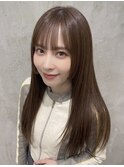【髪質改善】あざと可愛い顔周りレイヤー×地毛風ストレート