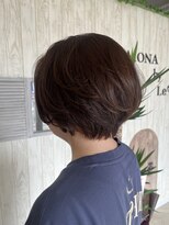 モナ バイ ルヴェール 岐阜北方(MONA by LeVert)&nbsp;ショートレイヤー/透明感アッシュブラウン