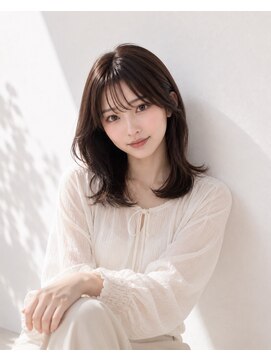 グロウ 赤羽(grow) 透け感ブラウン×韓国風ミディアムレイヤー