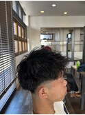 ランダムピンパーマ