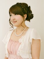 アナログシュシュ(analog chou chou)&nbsp;およばれアップスタイル