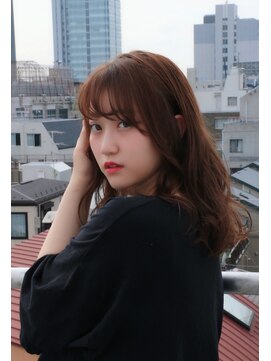 ポロン(polon) 小顔スパイラルブランジュカラースタイル【髪質改善】kazuki