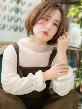 カバーヘア イヴ 戸頭店(COVER HAIR EVE) うざバング小顔ナチュラルマッシュショートa川口20代30代40代