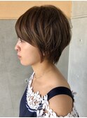 大人可愛いショートボブ☆