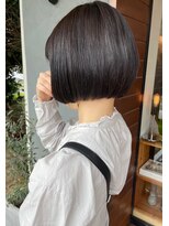 ヘア プロデュース キュオン(hair produce CUEON.) ミニボブ×ラベンダーグレージュ