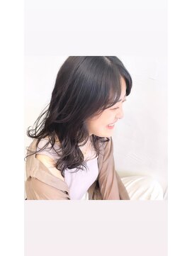 キンヘアストア(KIN hair store) **wavey semi long**山田拓也