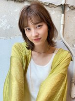 ディーエックス ウエスト(Dxxxx WEST)&nbsp;愛されミディアム　ボブ/ショート/カット/イルミナカラー/顔周り