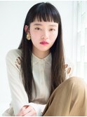 大人おしゃれロング 似合わせ骨格修正顔回りデザイン