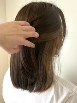 フレイムスヘアデザイン(FRAMES hair design) イヤリングカラー/ベージュ