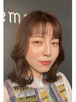 アーティザナル ニノミヤ(artisanale) ミディアムでも韓国ヘアー