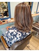 グレージュハイライト
