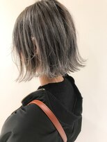 ジャム(Jam)&nbsp;切りっぱなしボブ×シルバーグレージュ★中村大輔