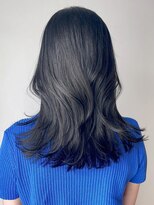 アイティーバイアルバム 北千住店(IT by ALBUM)&nbsp;ブルーブラックレイヤー_ショコラアッシュ_ba414421