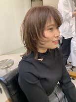 ニコフクオカヘアーメイク(NIKO Fukuoka Hair Make)&nbsp;【NIKO】福岡天神大名顔まわりレイヤーミディアムウルフ