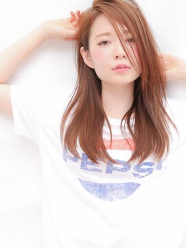 キャロル(CAROL) ナチュラルヘアスタイル　　コーラルベージュ