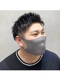ツーブロックベリーショート