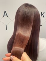 ハルキミナト ジャパン ヨコハマ(HARUKI MINATO japan YOKOHAMA)&nbsp;レッドブラウン　艶髪ロング　20代.30代.40代女性