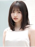 似合わせ前髪美髪ケアカラーエアリーピンクブラウン