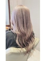 ヘアメイク アリエス 岩切店(HAIR MAKE aries) ホワイトベージュカラー   ケアブリーチ/フルブリーチ