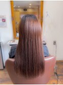 ＊地毛伸ばし中にプルエクでロングに＊