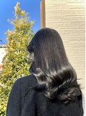 ローレイヤー艶黒髪【髪質改善】