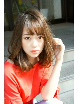 ジエクト ヴィシア(The Ect VIXIA) めちゃくちゃ可愛い！ミディアムレイヤー×ふわっとパーマ