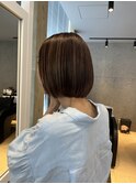 白髪ぼかしハイライト