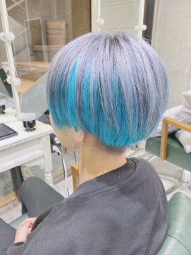 デイズ(days) 【DAYS 原宿】ブリーチデザイン グレー 韓国マッシュ