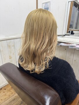 ヘアーデザインハル(hair desigin hal) ハイトーンベージュ