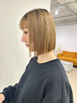 ノウハウ タニマチ(KNOWHOW tanimachi) 乾かしただけでまとまる切りっぱなしボブ