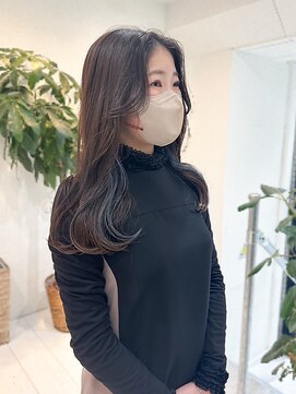 エトレ(etore) セミロングレイヤー/透明感グレージュ