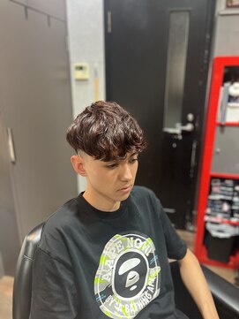 グロウヘアワークス(grow hair works) カットフルコース×デザインカラー