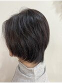 大人ウルフ　50代60代・襟足長め・襟足はえぐせあり