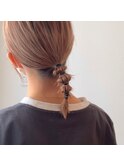 say.イメチェン外ハネボブ美髪ワイドバングお呼ばれヘアアレンジ