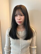 ヘアーニコル(hair nicole) ロングレイヤー×オリーブグレージュ