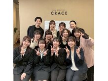 ヘアディレクションクレイス(HAIR DIRECTION CRACE)の雰囲気（姉妹店のCrelluと合わせて12名が在籍しております！）