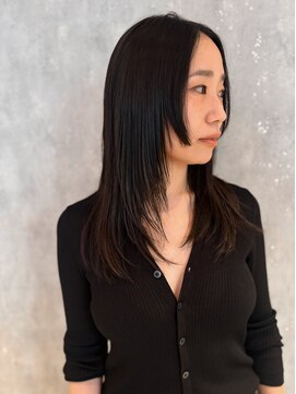 ロッソ 西荻窪(ROSSO) 前髪なし×顔周りレイヤーロング