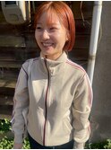 ピンクベージュボブ