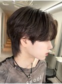 【LICCA  NOE】韓国風毛流れヘア×オリーブブラウン