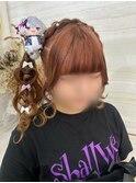 ナナセ/ライブヘアセット/編み込み