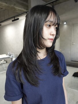 ネアー 新潟(NEER) アプリコットオレンジ/くびれヘア/レイヤーショート［新潟］