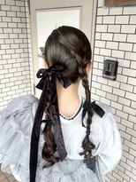 フェリーチェ(Felice)&nbsp;ツイン編みおろし ヘアセット イベントヘア 卒業式 袴