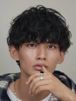 フィフス 原宿(fifth) 原宿シャドウパーマメンズカットツイスパシースルーマッシュ30代