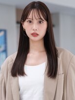 ガーデンヨコハマエスト(GARDEN YOKOHAMA est)&nbsp;ミディアム　ロング　前髪　暗めカラー　ワンカール　艶髪