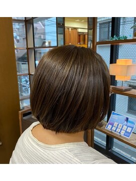 チップ タップ つつじヶ丘店(tip top) 白髪ぼかしハイライト
