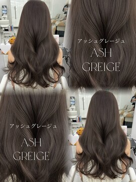 アマトウキョウスマートサロン(AMA TOKYO×Smart Salon) アッシュグレージュ  グレージュ  透明感カラー