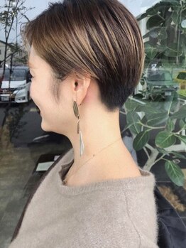 バルス(BLS)の写真/ショートヘアオーダー多数あり!経験豊富なstylistがオンリーワンのデザインに仕上げます◇イメチェン大歓迎