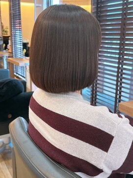 【107.カラー×髪質改善】縮毛矯正・白髪染め・ショートカット♪